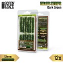 Grass strips 12 mm, dark green.