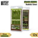 Grass strips 12 mm, realistic green. Grass strips 12 mm, realistic green.