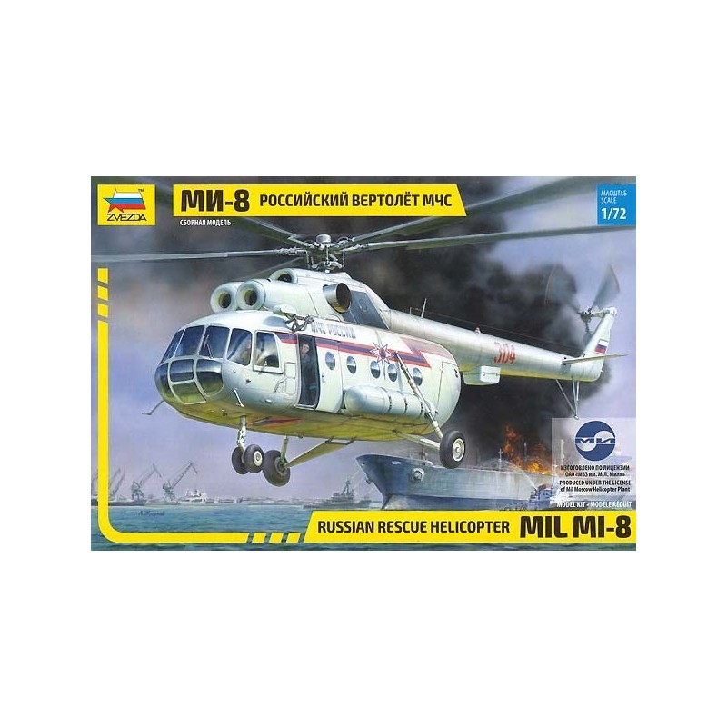 Russian MIL MI-8 helicopter.
