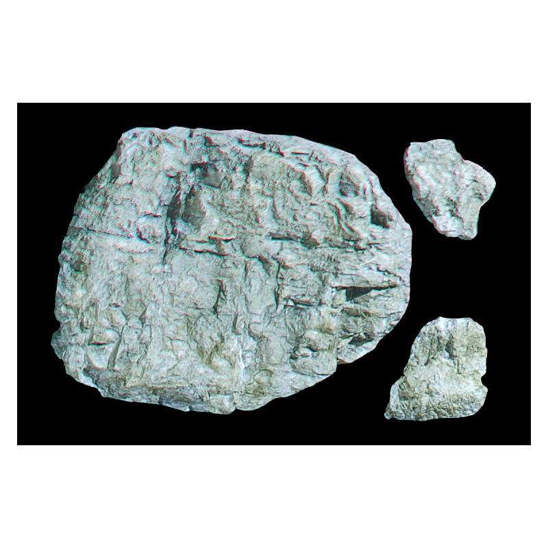 Molde para hacer rocas, Laced Face Rock. WOODLAND C1235