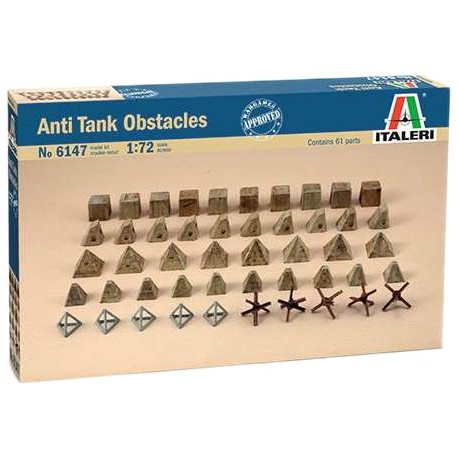 Anti tank obstacles. ITALERI 6147