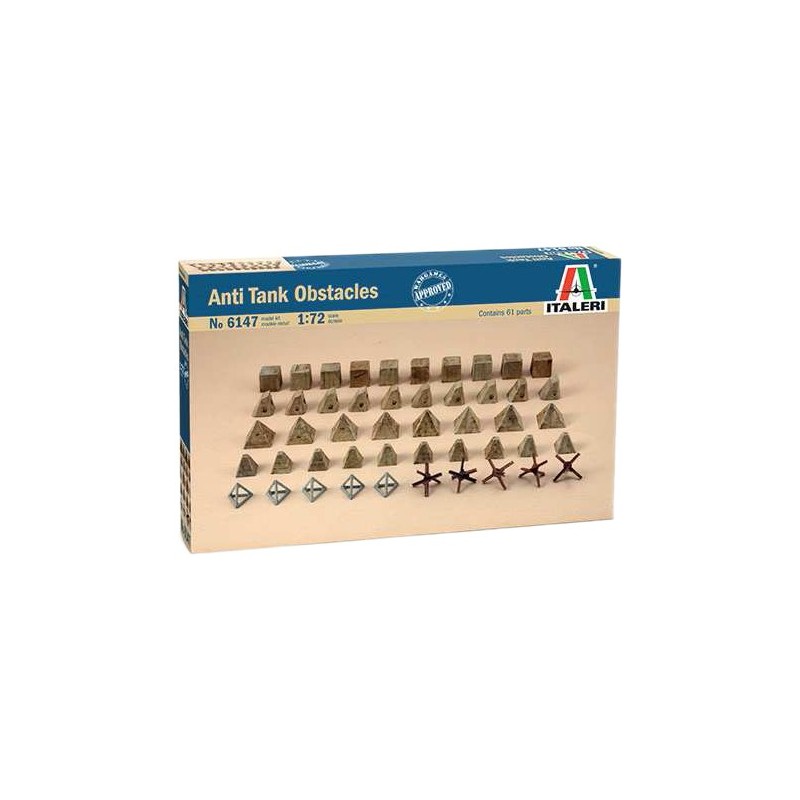 Anti tank obstacles. ITALERI 6147