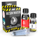 Eau de résine - Résine époxy à 2 composants (180 ml).