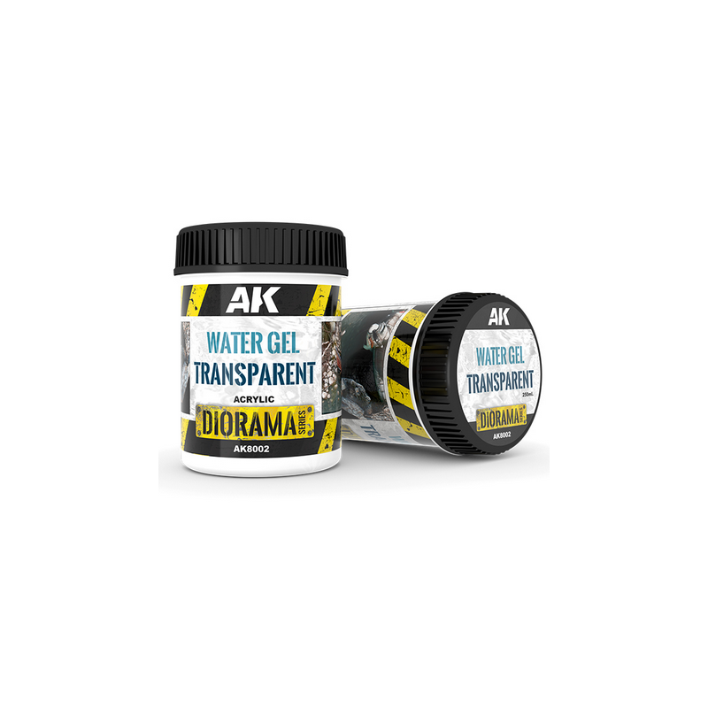 Gel de água transparente (250 ml).