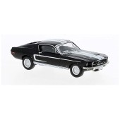 Ford Mustang GT 350, noir.
