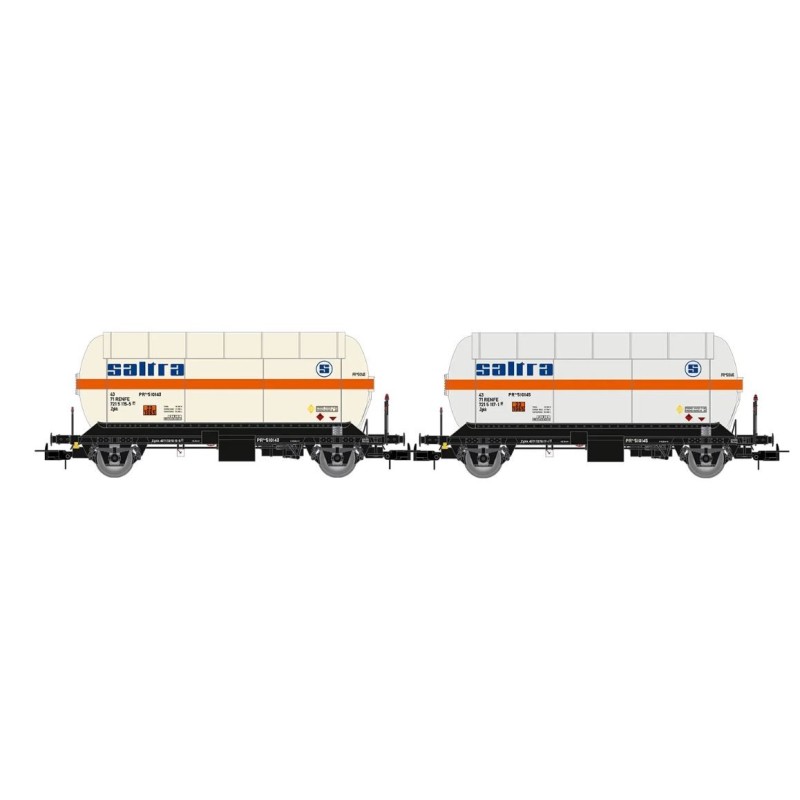 Ensemble de wagons-citernes à gaz PR ''Saltra'', RENFE.
