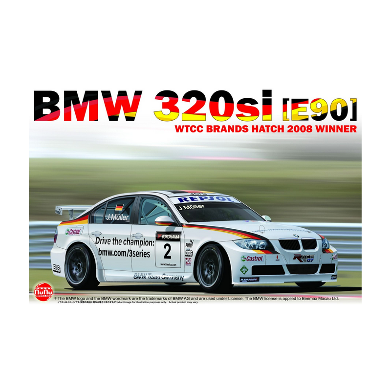 BMW 320 E90I Wtcc Brands Hatch Vainqueur 2008.