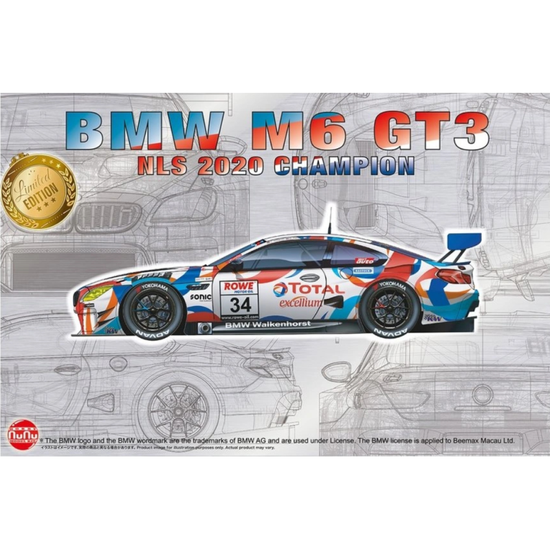 Campeão BMW M6 GT3 NLS 2020.
