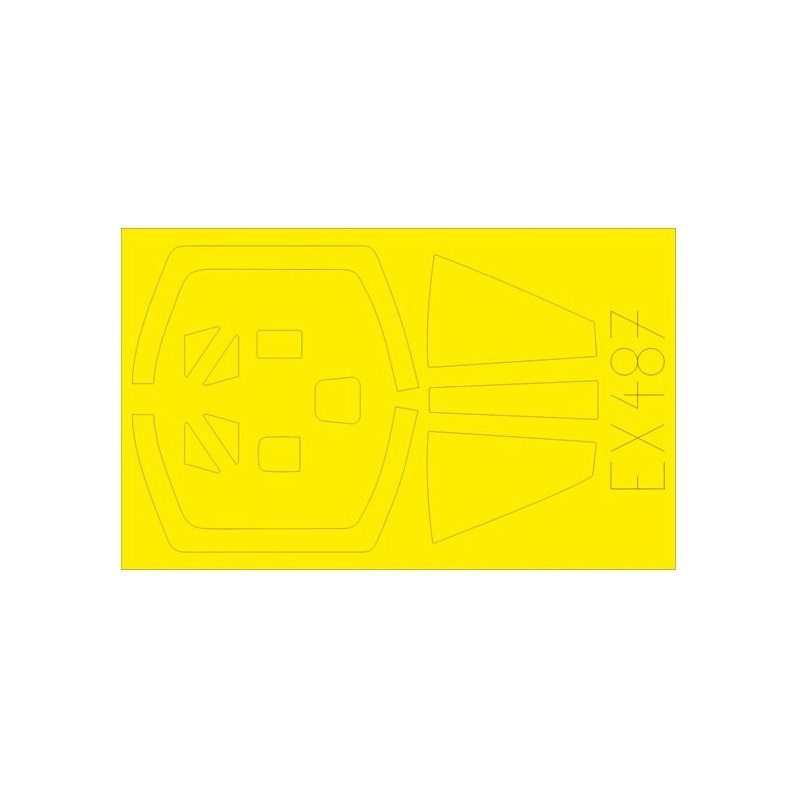 Máscara de aerografía para Mirage III E.