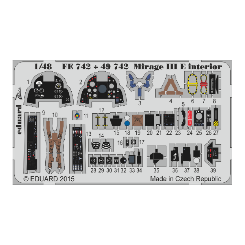 Mirage III E interior.