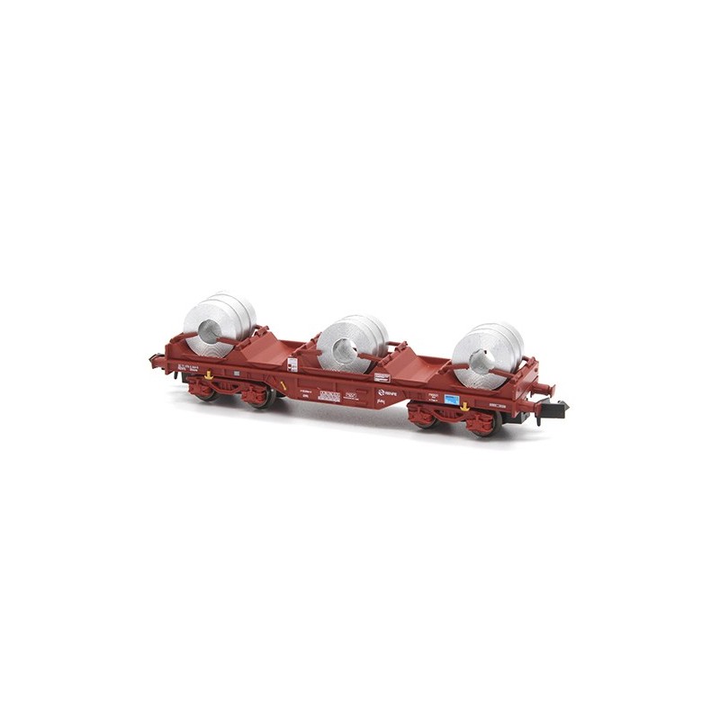 Coil carrier wagon MMB Renfe. Coil carrier wagon MMB Renfe.