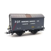 Wagon pour le transport du vin, « A.G.E. Bodegas Unidas S.A ».