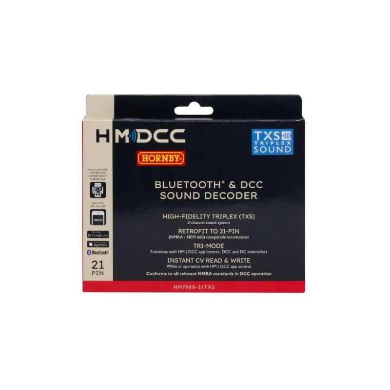 Décodeur de son Bluetooth - DCC. 21Connecteur MTC. Décodeur de son Bluetooth - DCC. 21Connecteur MTC.