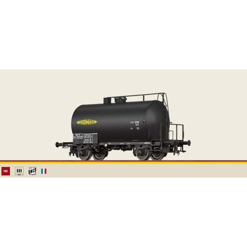 Vagón cisterna SCwf "Simotra", SNCF. Vagón cisterna SCwf "Simotra", SNCF.