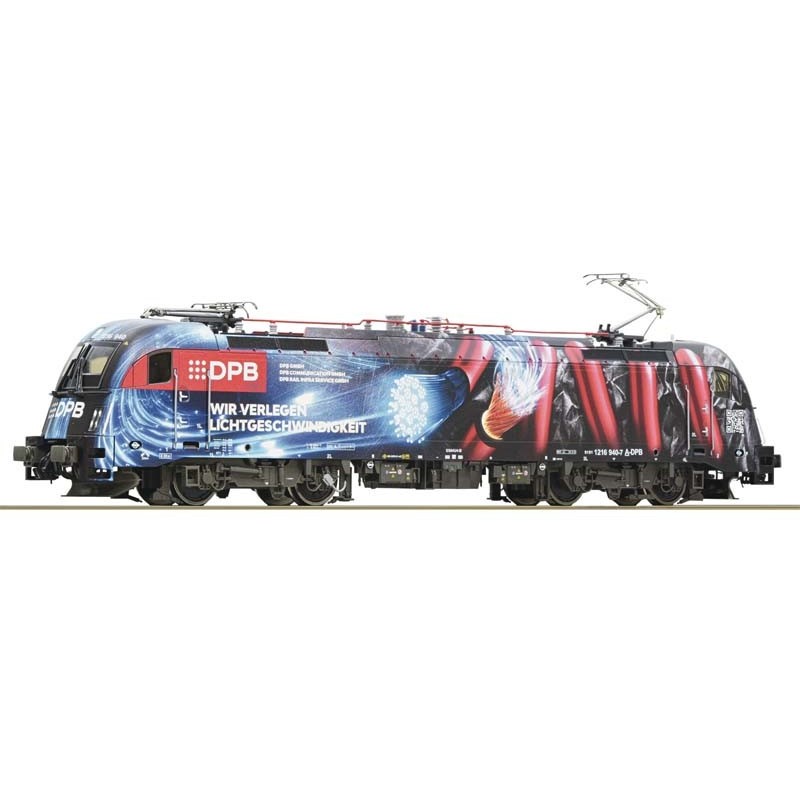Locomotiva elettrica 1216 940-7, DPB. Locomotiva elettrica 1216 940-7, DPB.