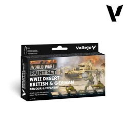 Bemalungsset: Britische Infanterie und Bewaffnung und deutsch.