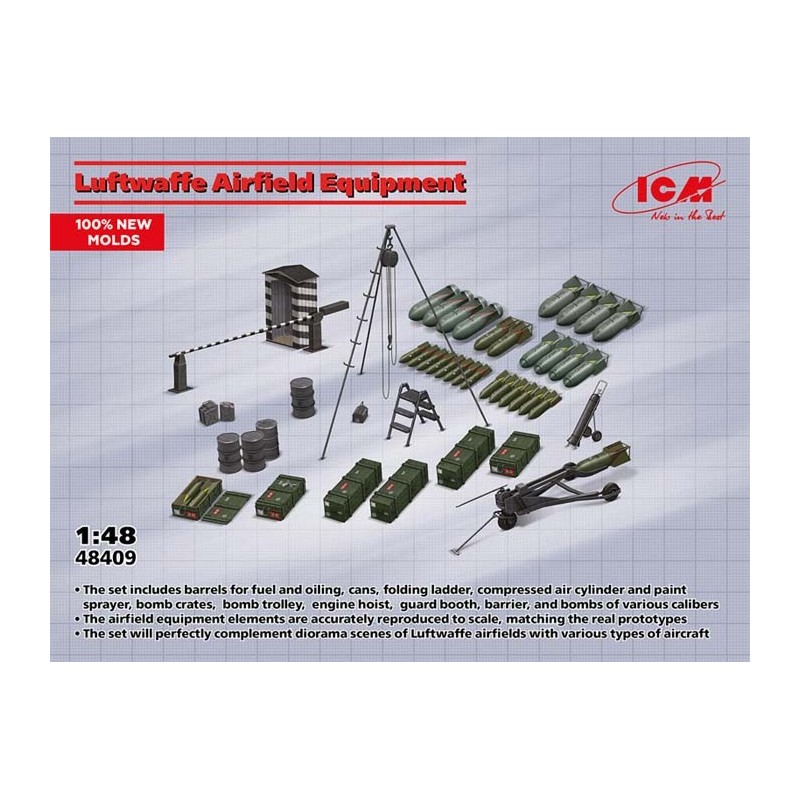 Luftwaffe airfield equipment.