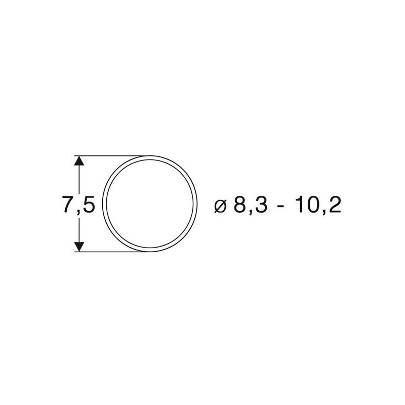 Bagues d’adhérence DC. 8,3 à 10,2 mm (x10).