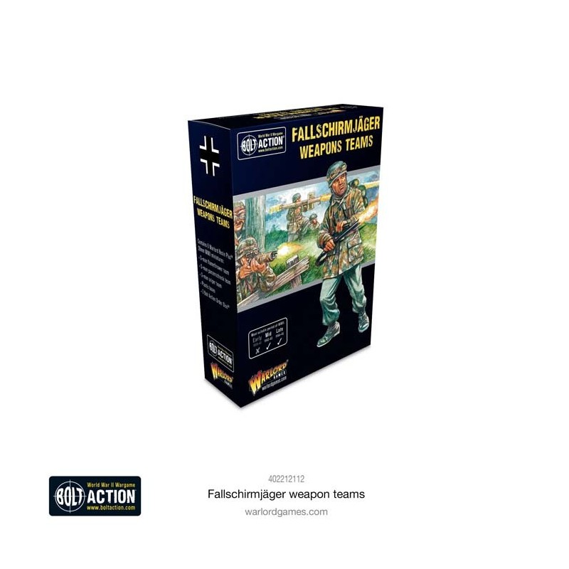 Equipes de armas do Fallschirmjäger.