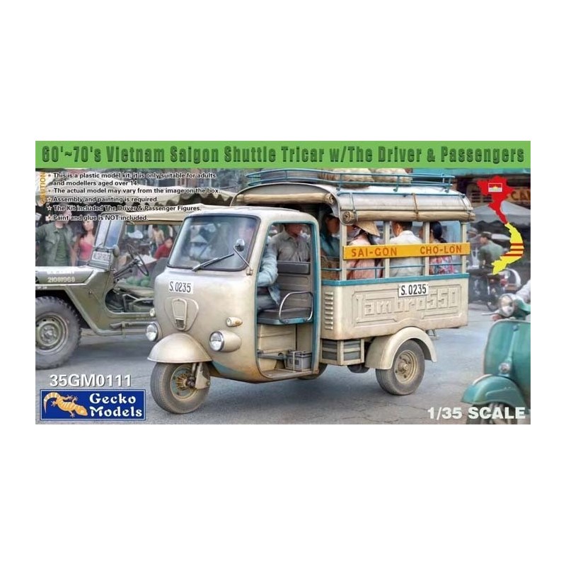 Tuk Tuk Vietnã Saigon.