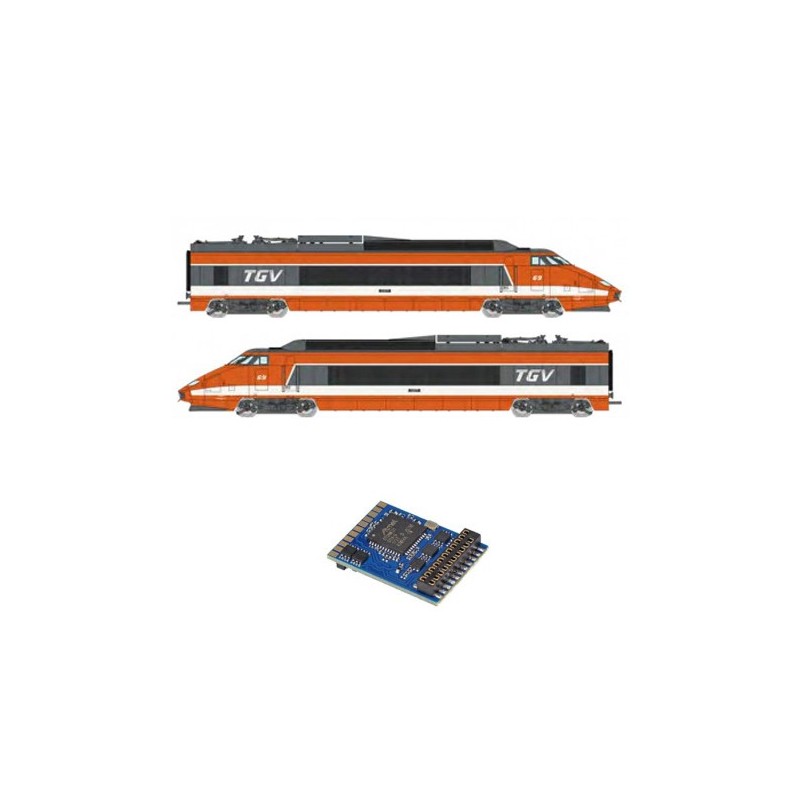 Decodificador de 21 pinos configurado para TGV (Ree Modéles).