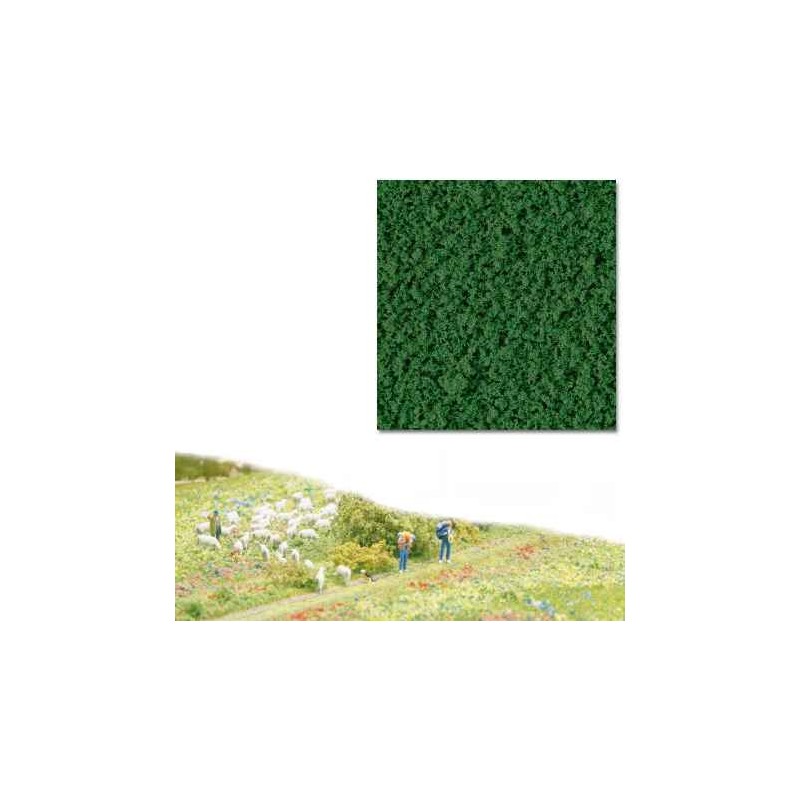 Flocado grueso verde oscuro. BUSCH 7333