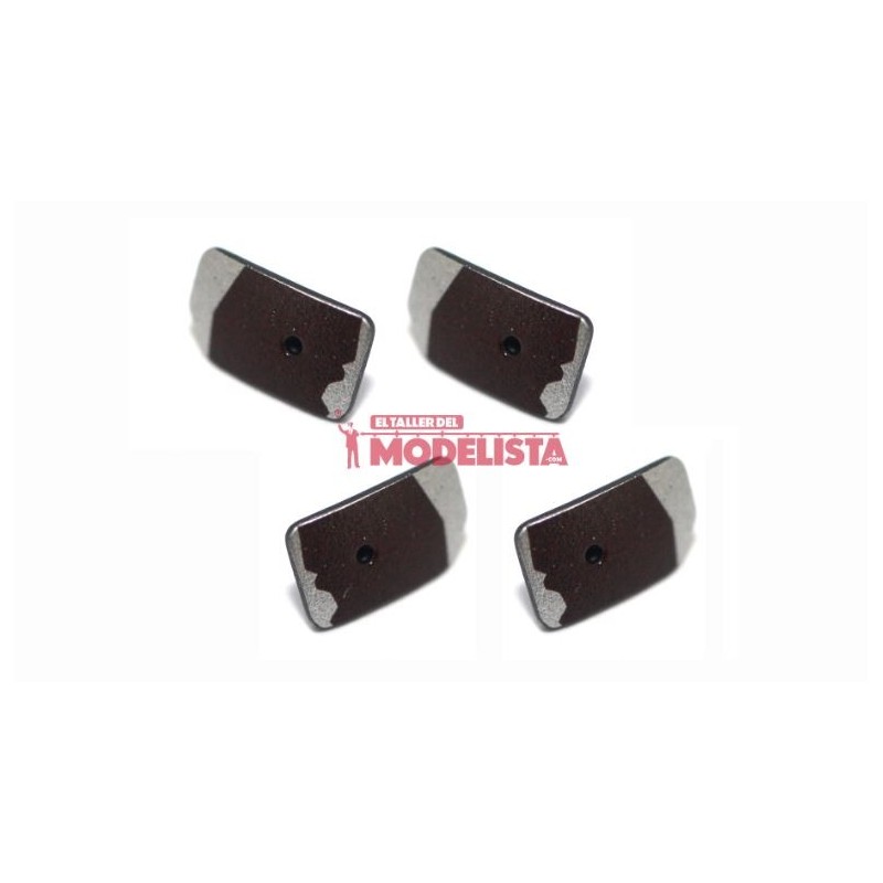 Fermate invecchiate per il 1900 (x4).