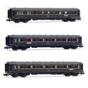 Ensemble de 3 voitures « Sud-Express ». CIWL. Ensemble de 3 voitures « Sud-Express ». CIWL.
