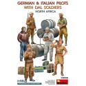Piloti tedeschi e italiani con soldati DAL.