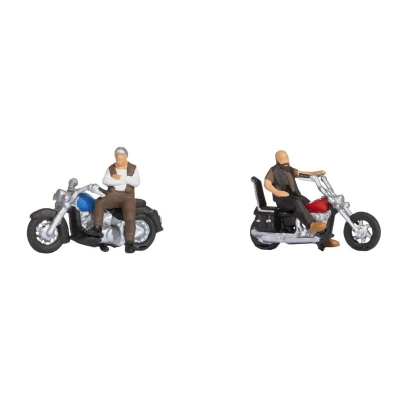 Rockers on motorbikes. Rockers on motorbikes.