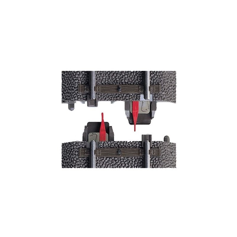 Center rail insulating pieces.