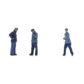 Personale ferroviario dell'era del vapore.