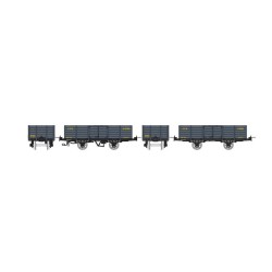 Set gondola wagons.