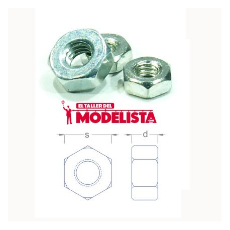 Steel bolts, M2,5 thread (x20). RB 037-20