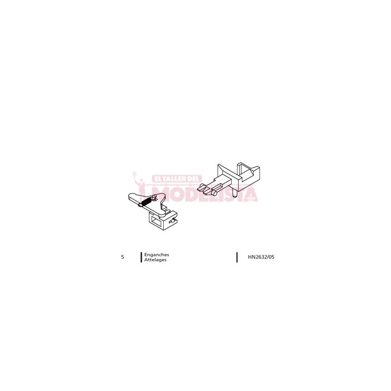 Enganche para RENFE 321.