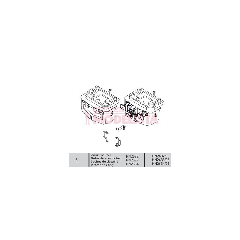 Bolsa de accesorios (verde) para RENFE 321.