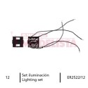 Lighting set for 252 de RENFE.