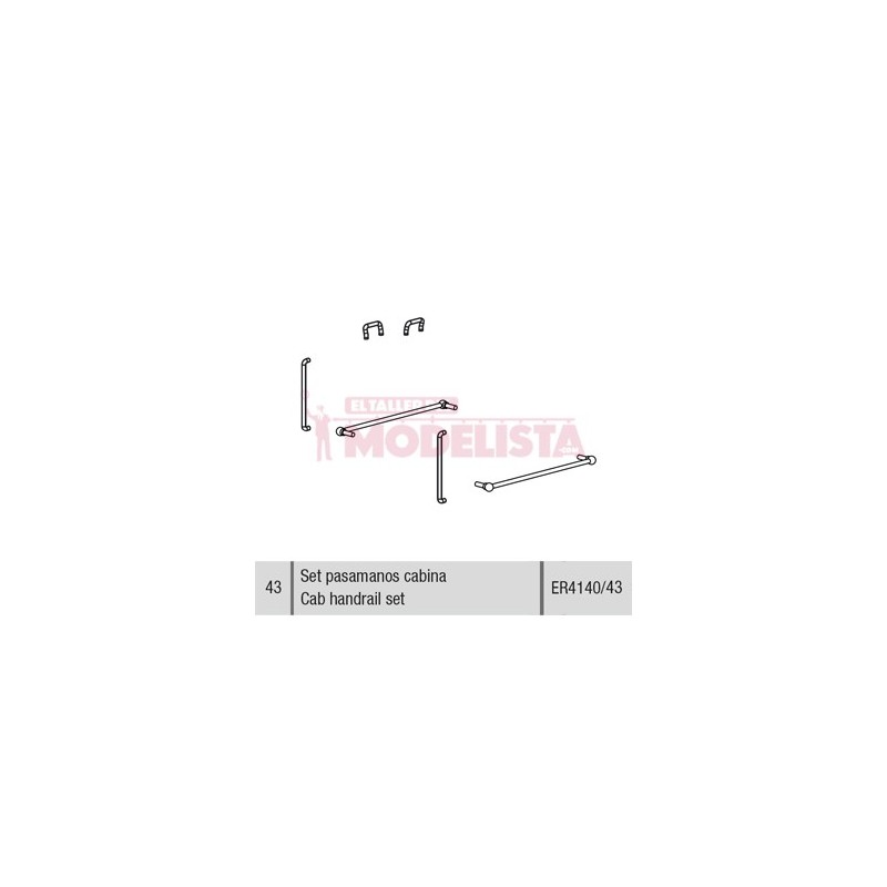 Cab handrail set. Mikado