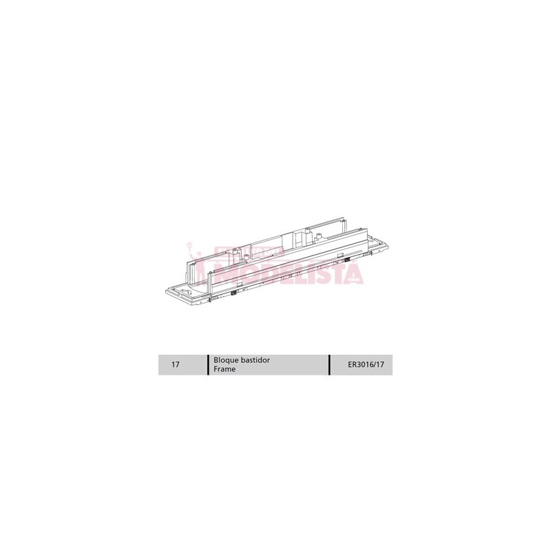 Bloque bastidor para 7200 RENFE.