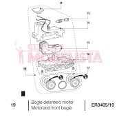 Motorized front bogie for Alaris (RENFE).