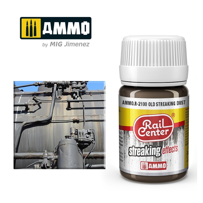 Escurridos de Polvo Viejos, 35 ml. Rail Center.