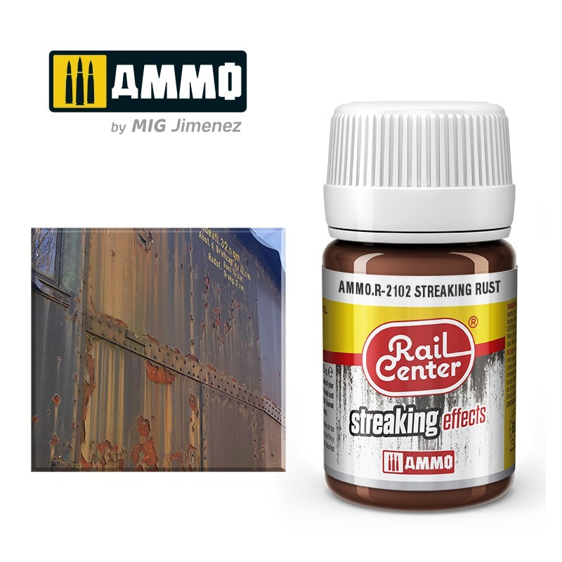Streaking Rust, 35 ml. Rail Center.