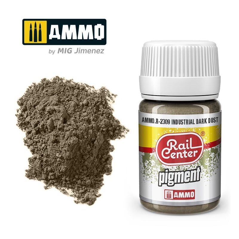 Pigmento in polvere industriale scuro, 35 ml.