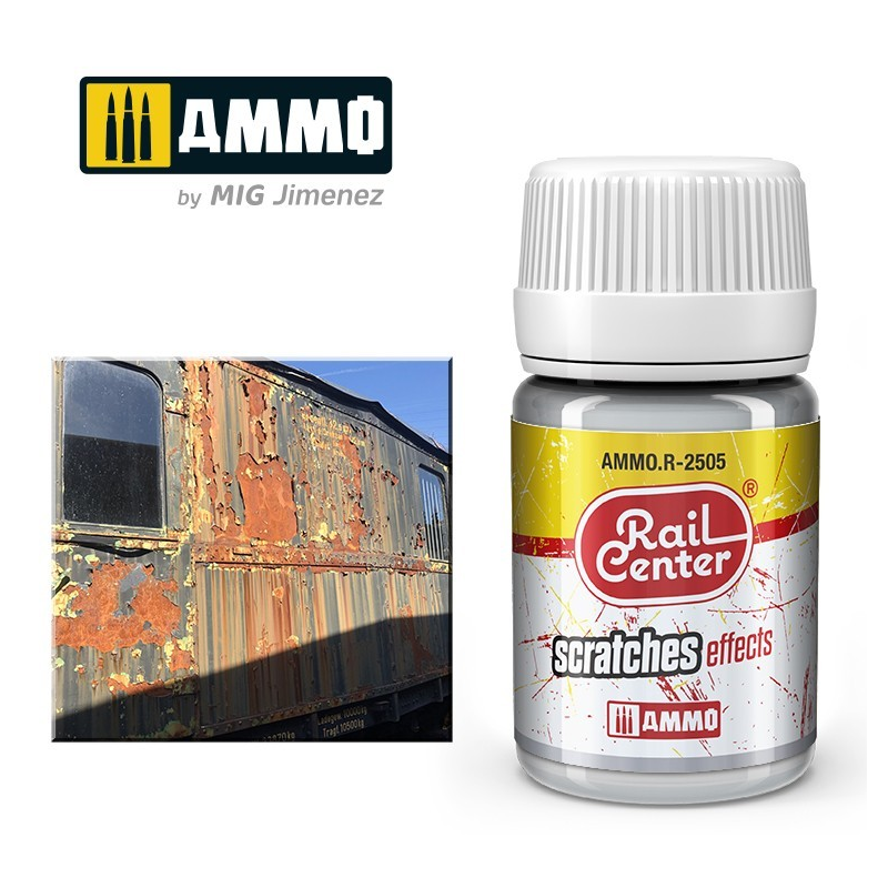Efectos de Rozaduras, 35 ml. Rail Center. Efectos de Rozaduras, 35 ml. Rail Center.