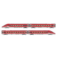 High-speed train, IRYO. Set of 4 units. Sound.