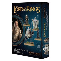 Saruman el Blanco y Gríma.