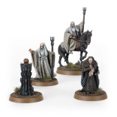 Saruman el Blanco y Gríma.