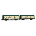 Set of JPD wagon ''San Miguel'', RENFE.