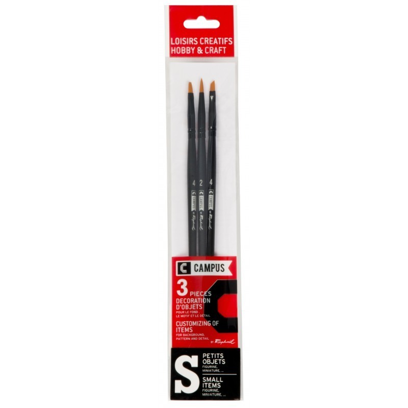 Set mit 3 "S"-Bürsten. CAMPUS Set mit 3 "S"-Bürsten. CAMPUS