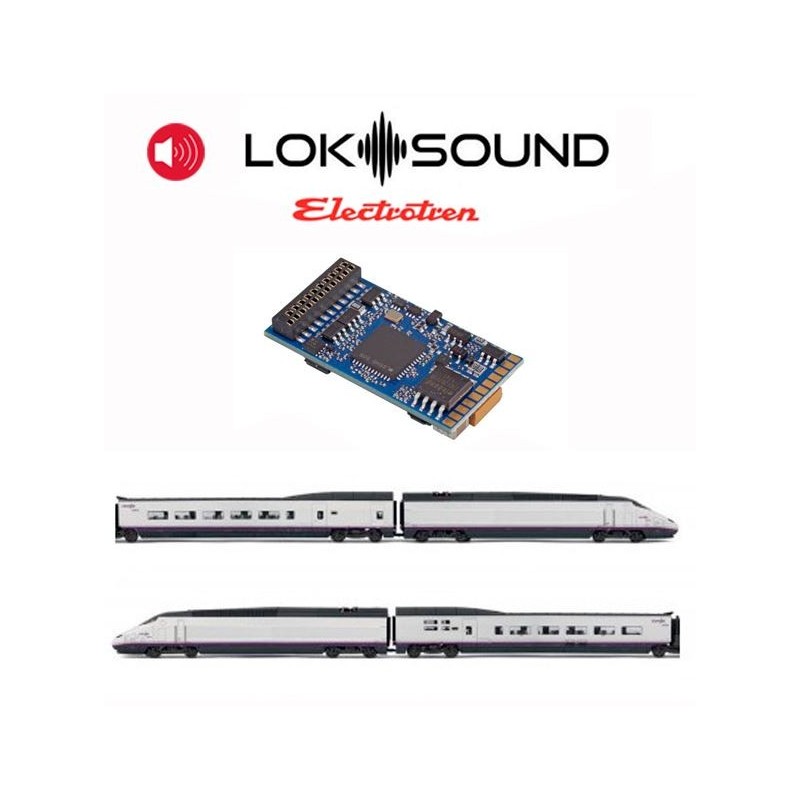 Digital decoder w/ sound for AVE S-100, RENFE.